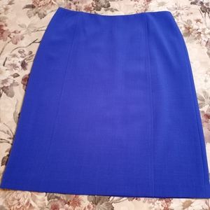 NWOT Kasper Separates Royal Blue Skirt